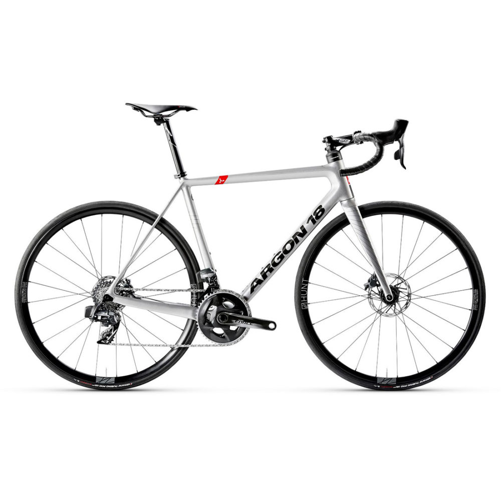 Argon 18 Gallium Cs Disc Ultegra In Silver Black Gloss - Beyond 