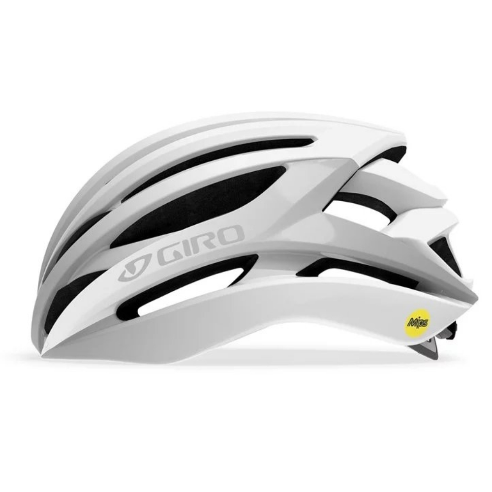 Matte white bike store helmet