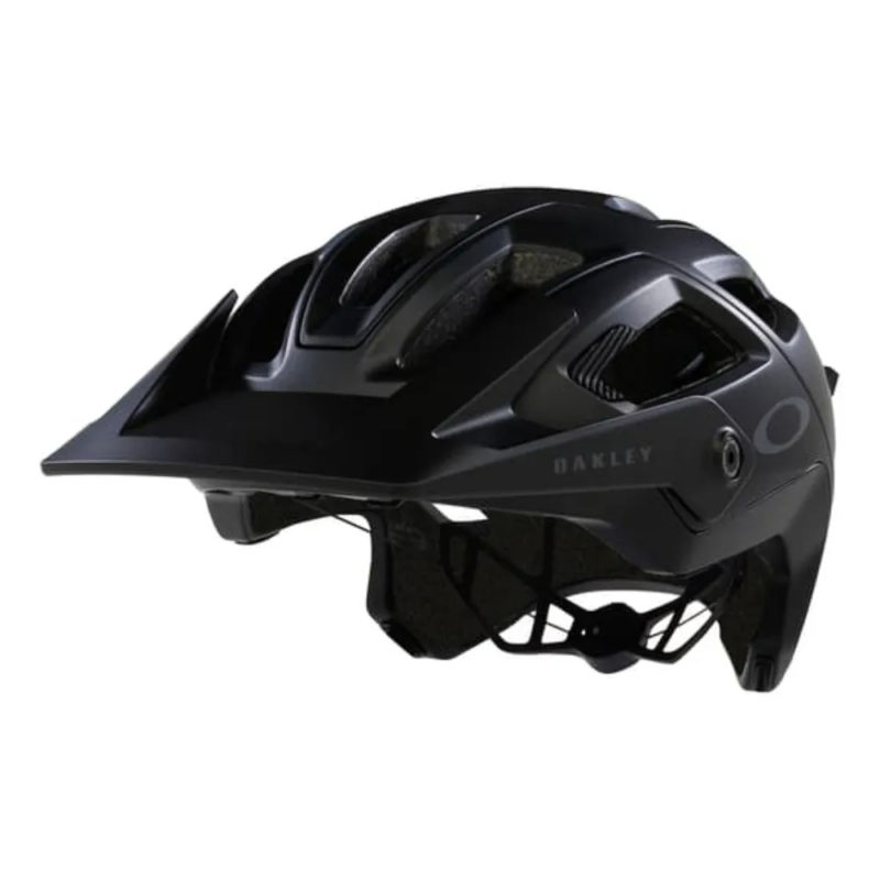 Oakley DRT5 Maven EU in Satin Black Men Helmet (Front-Left View) - Beyond The Bike UAE