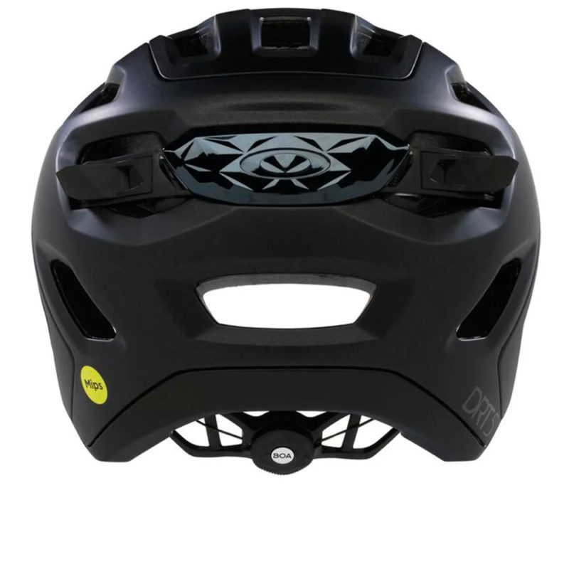 Oakley DRT5 Maven EU in Satin Black Men Helmet (Back View) - Beyond The Bike UAE